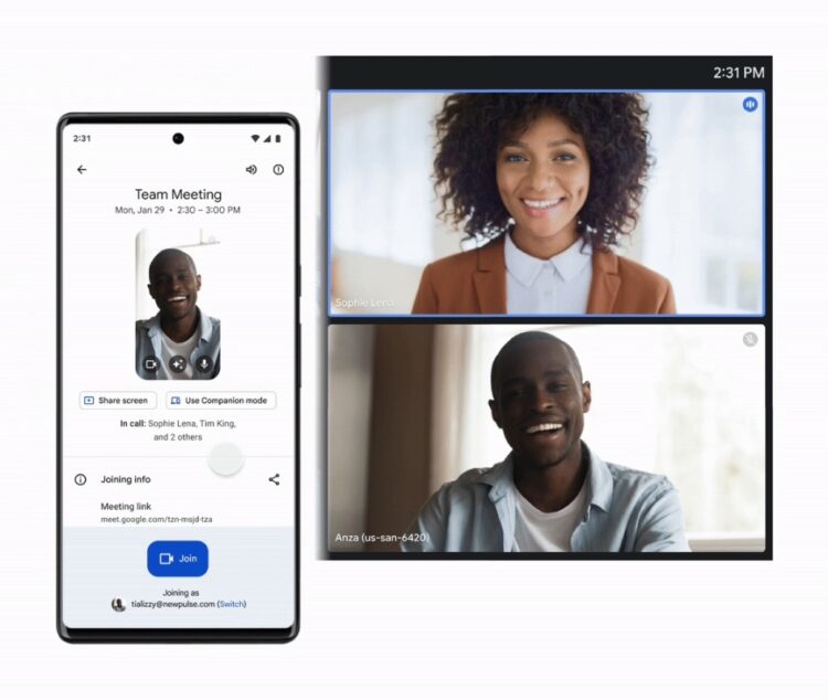 Google Meet Companion Mode Expands to Mobile Devices