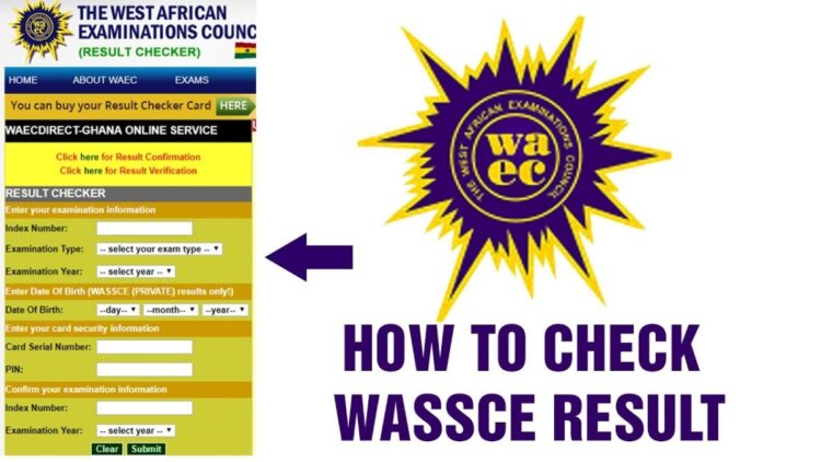 How to check WASSCE or GCE result