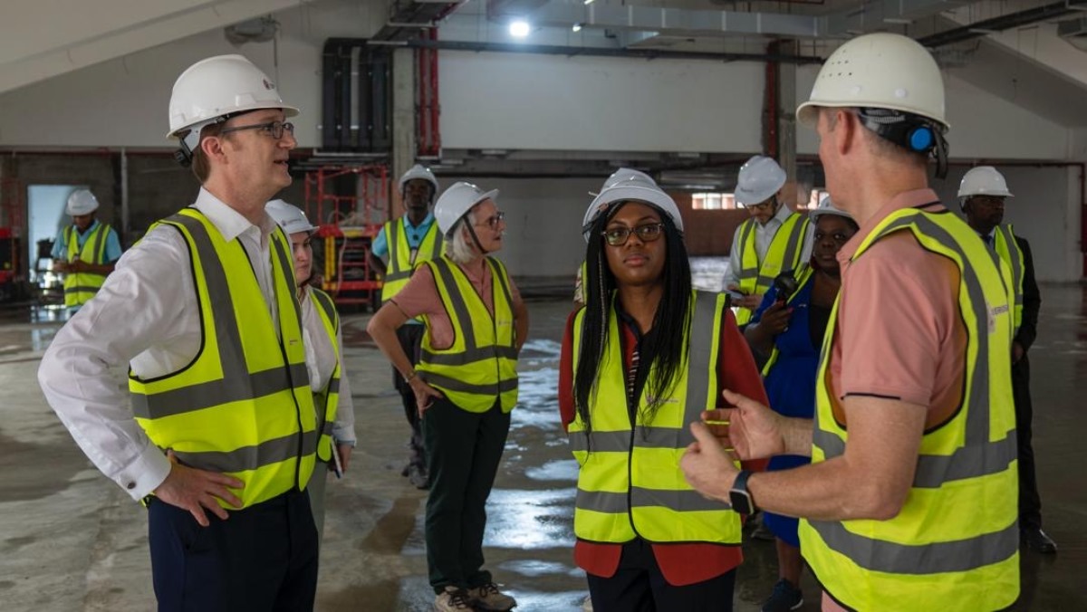 Kemi Badenoch, the UK's Minister for Business and Trade visits Charterhouse School in Nigeria