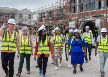 Kemi Badenoch, the UK's Minister for Business and Trade visits Charterhouse School in Nigeria