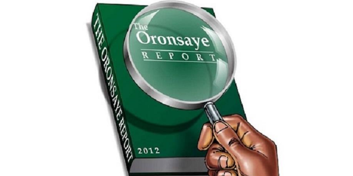 Oronsaye report and Oronsaye's Report