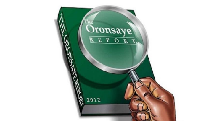 Oronsaye report and Oronsaye's Report