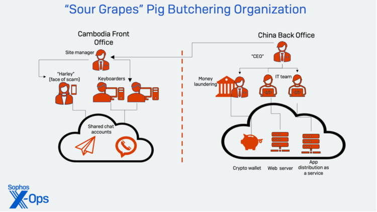 pig butchering by Sophos