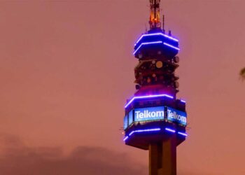 Telkom mask in South Africa