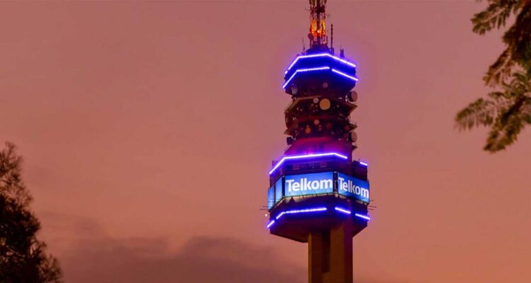 Telkom mask in South Africa