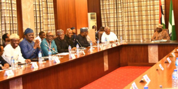 Tinubu meets Dangote