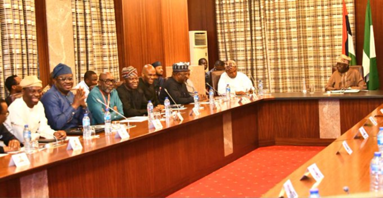 Tinubu meets Dangote