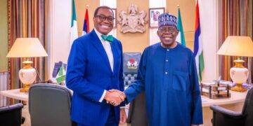 AfDB president and Tinubu