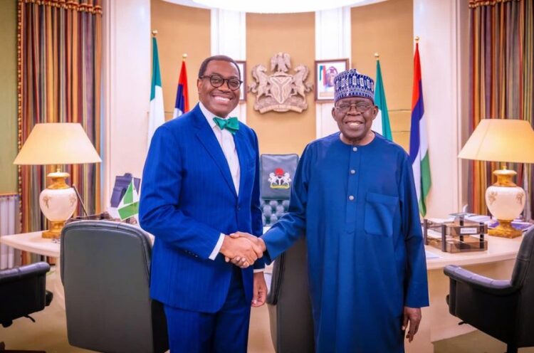 AfDB president and Tinubu