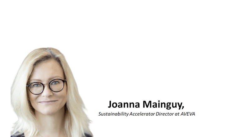 Joanna Mainguy, Sustainability Accelerator Director at AVEVA