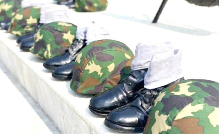 Kits belonging to fallen Nigerian soldiers