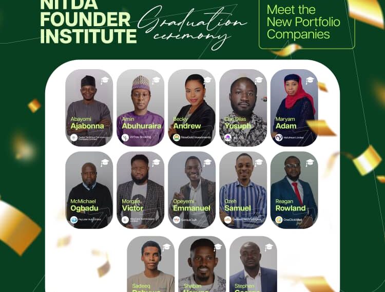 The graduates of the NITDA Founder Institute