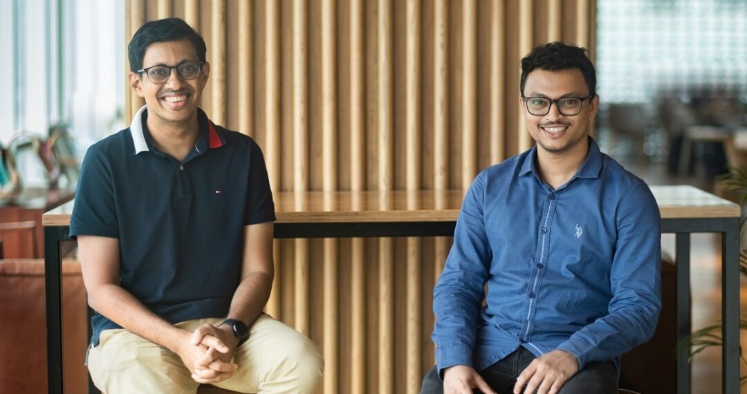 Nanonets founders Sarthak Jain and Prathamesh Juvatkar