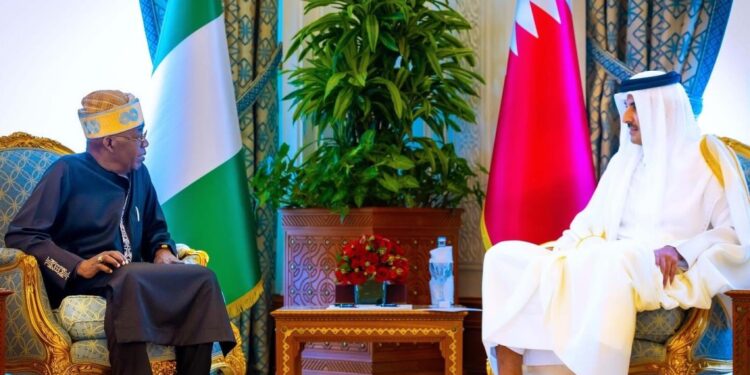 Tinubu in Qatar