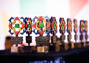 Global Startup Awards Africa trophies