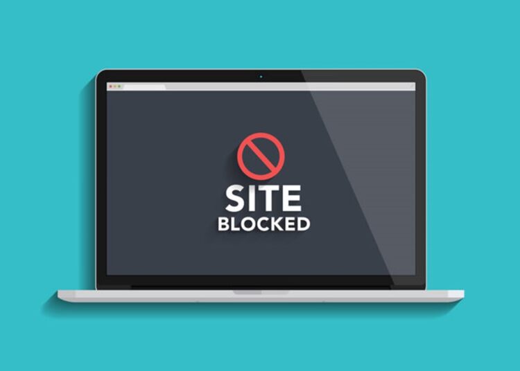 Websites employers block most