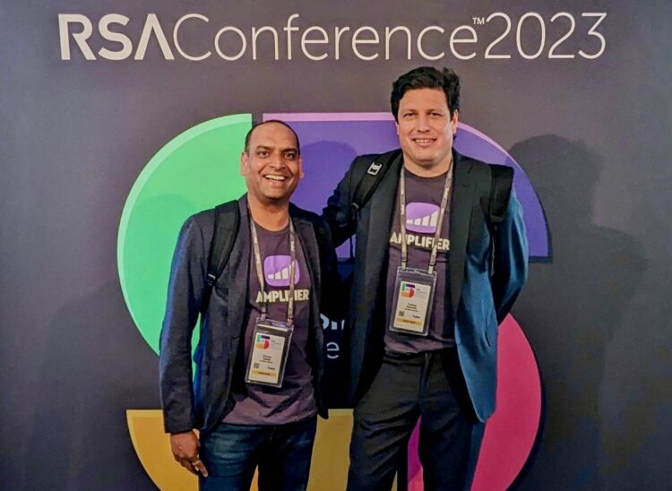 Amplifier Security founders Shreyas Sadalgi and Thomas Donnelly