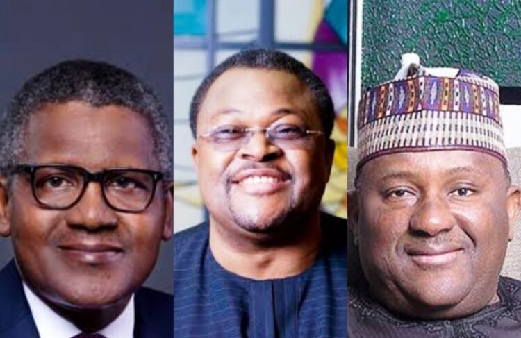 Dangote, Adenuga, Abdulsamad, Otedola - Richest Nigerians 2024 list