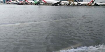 Dubai Airport Heavy Downpour