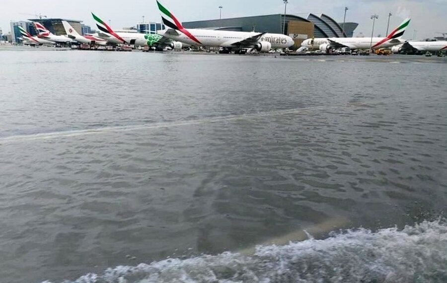 Dubai Airport Heavy Downpour