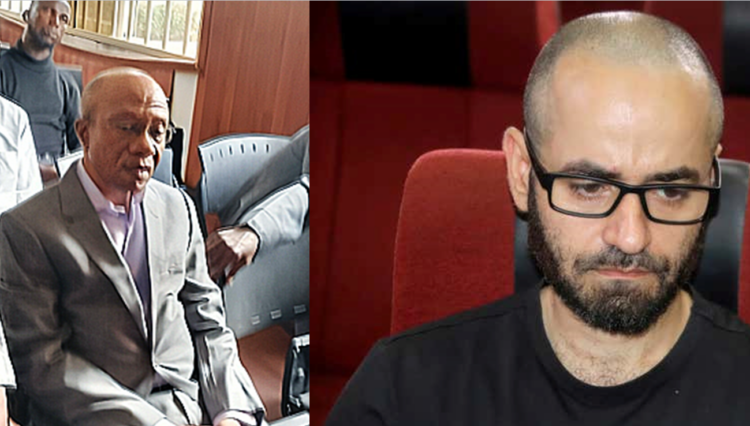 Godwin Emefiele and Tigran Gambaryan