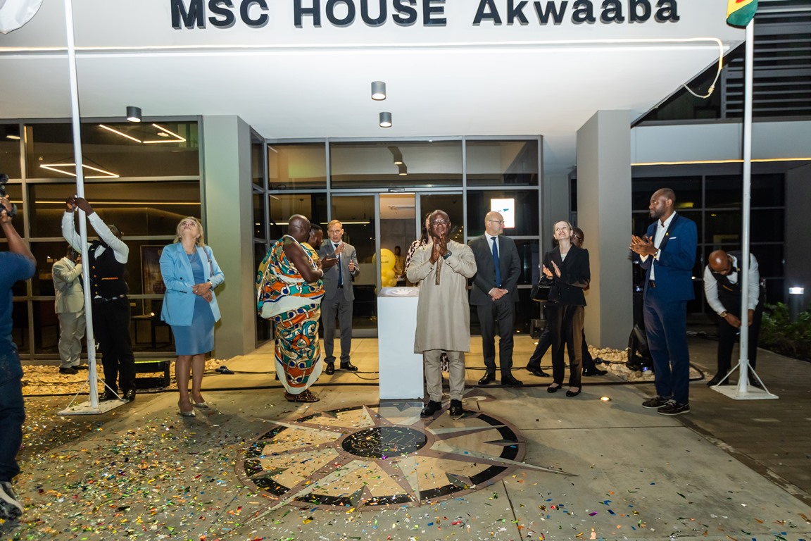 MSC Mediterranean Shipping Company - MSC office commissioning in Ghana