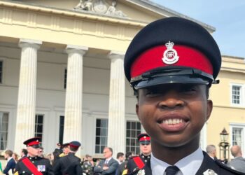 Officer Cadet Owowoh Princess Oluchukwu at UK Military Academy