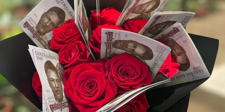 money bouquet is Naira Abuse