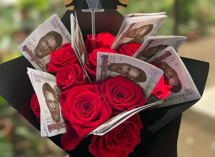 money bouquet is Naira Abuse