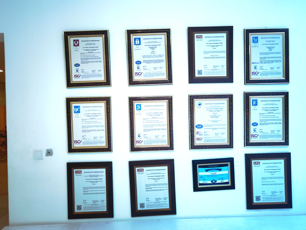 Certifications