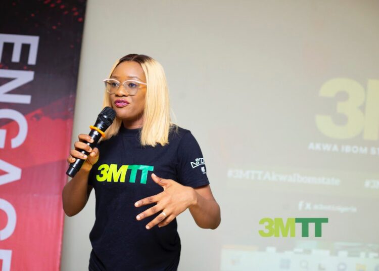 Victoria Ndu, the community manager, 3MTT Akwa Ibom State