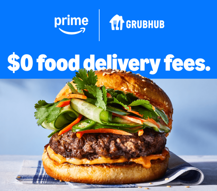 Amazon Prime U.S. Subscribers to Enjoy Free Grubhub Delivery and More