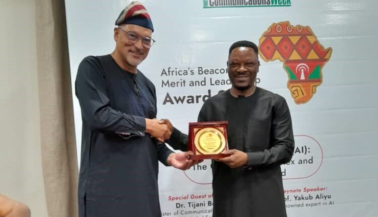 Beacon of ICT award to Ikechukwu Nnamani