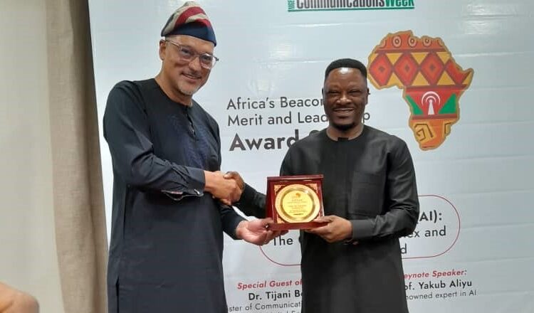 Beacon of ICT award to Ikechukwu Nnamani