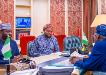 Bosun Tijani meets Tinubu - Fibre Optic Cable