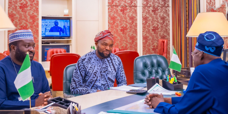 Bosun Tijani meets Tinubu - Fibre Optic Cable