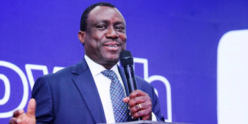 Demola Sogunle, Chief Executive, Stanbic IBTC Holdings, delivering his keynote address at YLS 2024