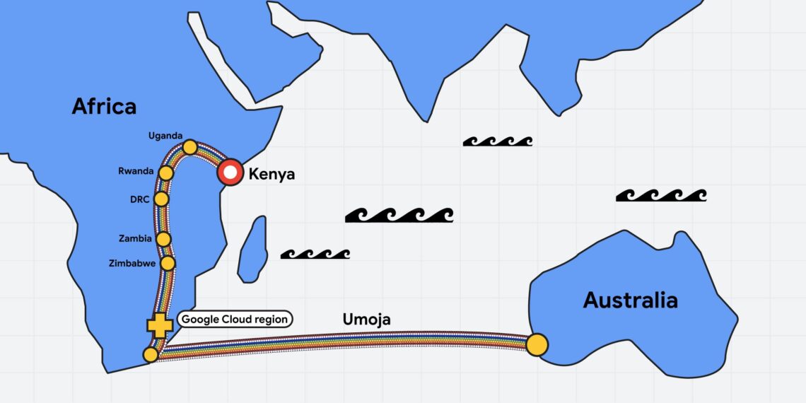 Google Announces Umoja, Subsea Cable Bridge Between Africa and Australia