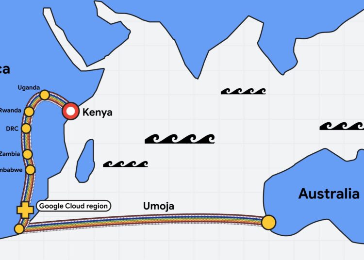 Google Announces Umoja, Subsea Cable Bridge Between Africa and Australia
