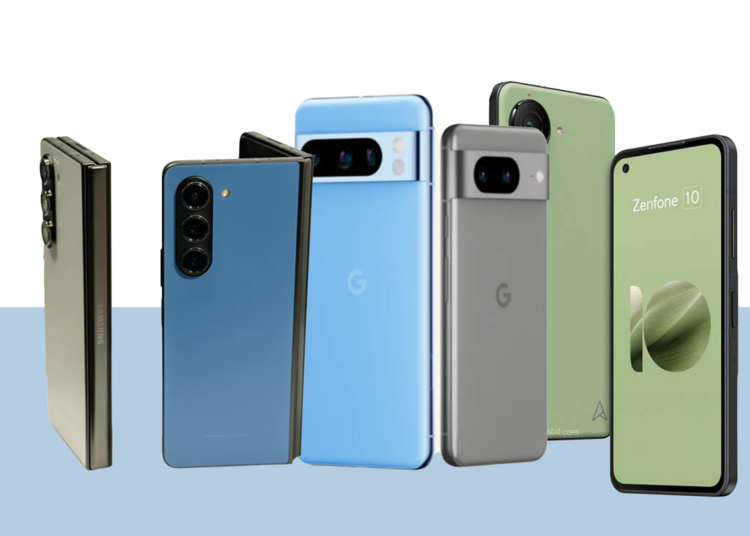 Google Pixel 8 Pro, Samsung Galaxy Z Fold 5, Asus Zenfone 10