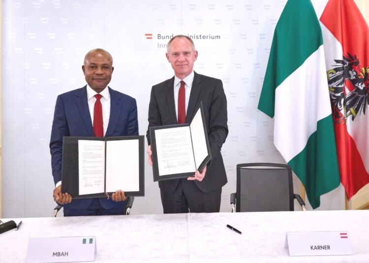 Gov Mbah Takes Investment Drive to Austria, Signs MoU -