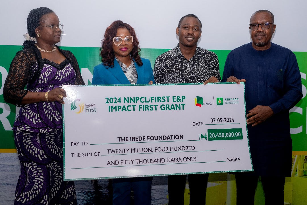 NNPC/First E&P JV presentation to Irede Foundation