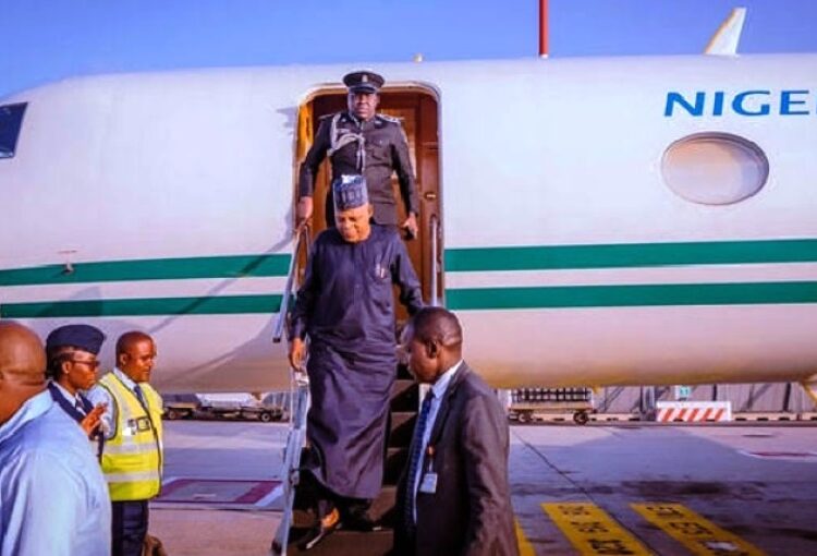 Vice President Shettima and jet