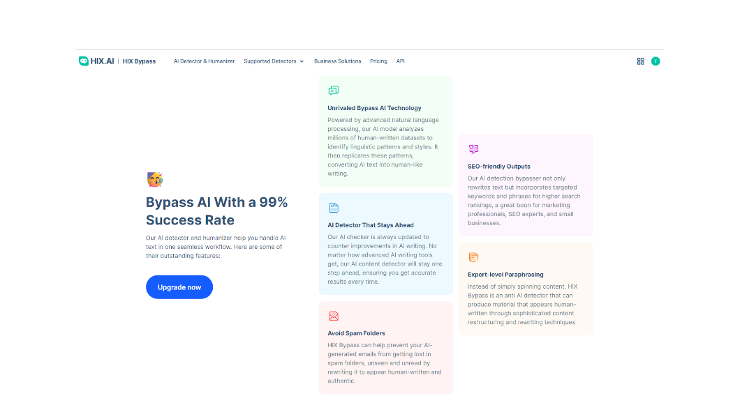 Top 10 AI Detection - HIX Bypass