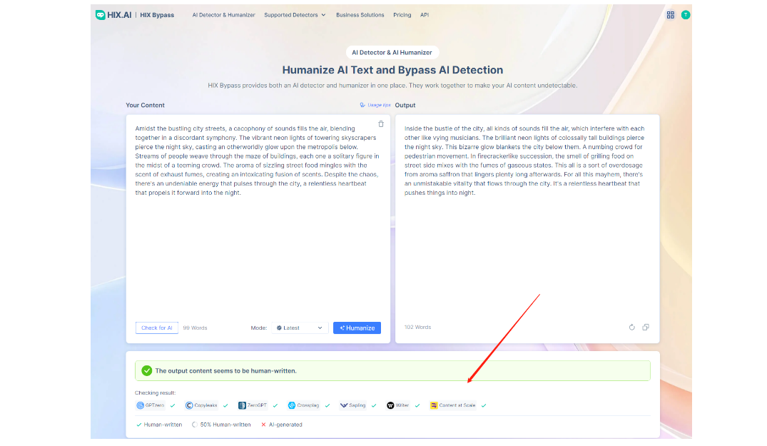 Top 10 AI Detection - HIX Bypass