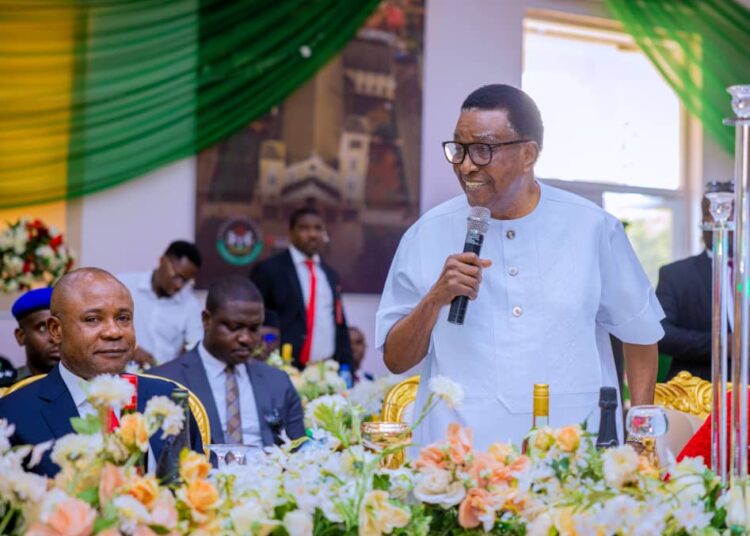 Jim Nwobodo, speaking at Governor Peter Mbah first year anniversary