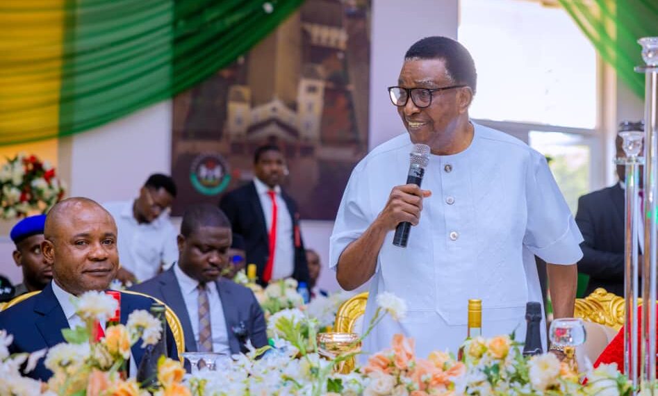 Jim Nwobodo, speaking at Governor Peter Mbah first year anniversary