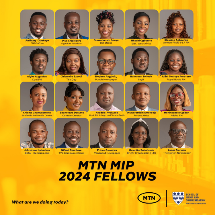 MTN Nigeria Unveils 20 Fellows for Media Innovation Programme (MIP)