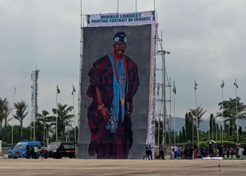 Nigerians React to the World’s Largest Canvas Painting of President Tinubu