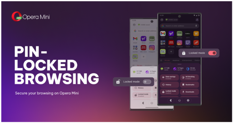 Opera Mini Launches Locked Mode for PIN-protected Browsing